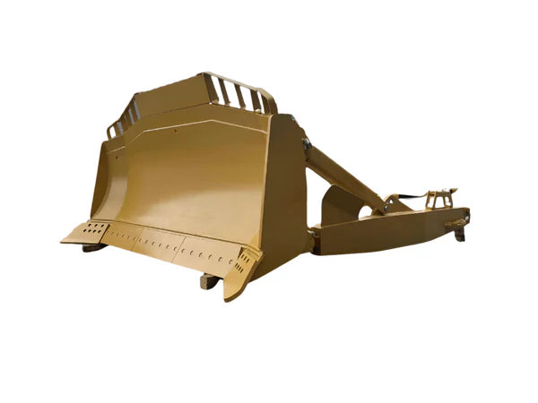 Bedrock Attachments Heavy-Duty SU Blade | Model BBD7ESU | Fits CAT D7E | Width: 145.7" | Weight: 4,100kg | For Bulldozer
