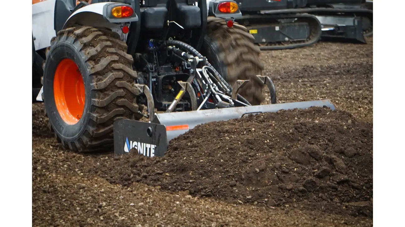 Ignite Attachments Box Plane 60" | SKU 46932583 | Width 58.5" | Horsepower 20–40 HP | For Tractors