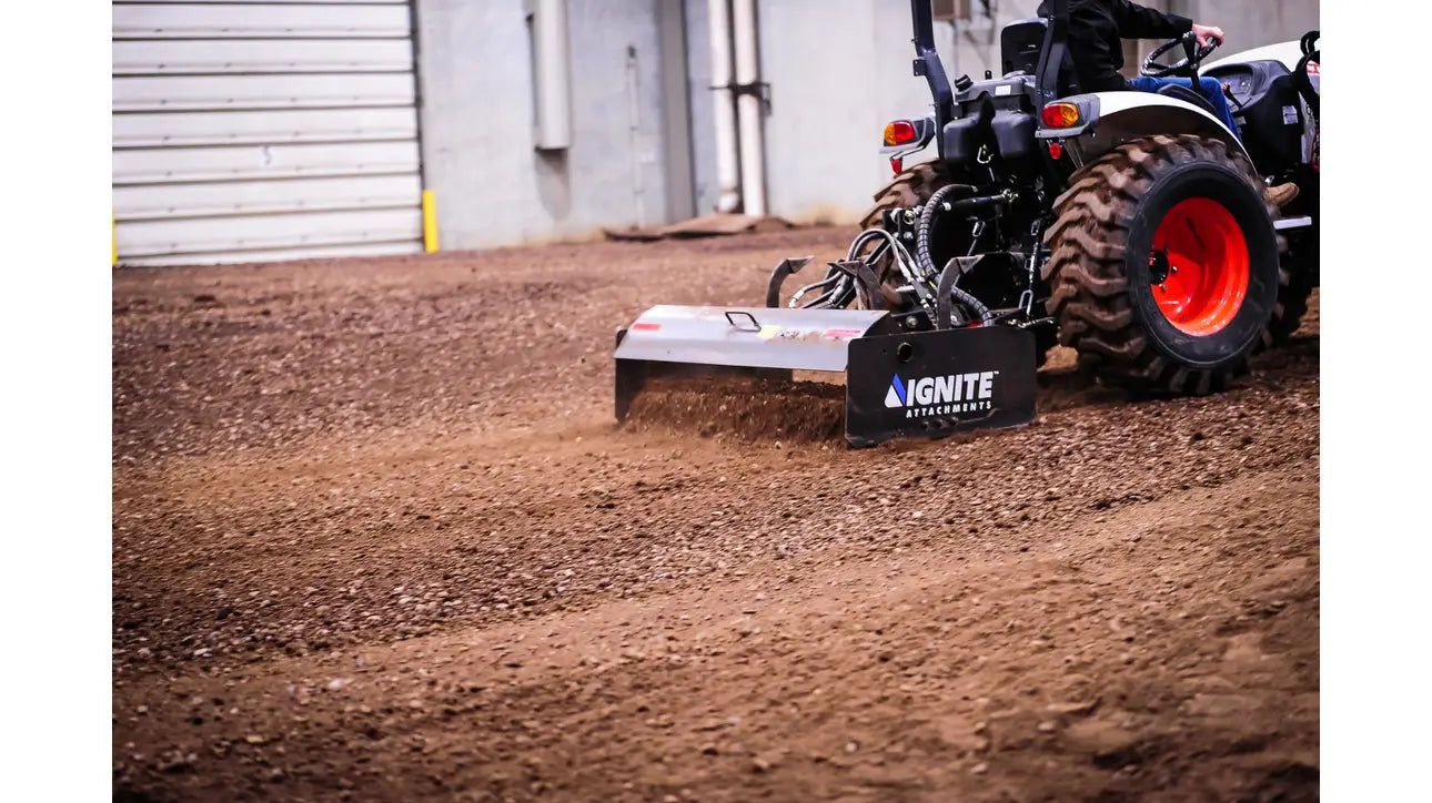 Ignite Attachments Box Plane 60" | SKU 46932583 | Width 58.5" | Horsepower 20–40 HP | For Tractors