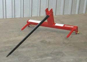 WORKSAVER BALE SPEAR TRACTOR 3PT FOR TRACTOR