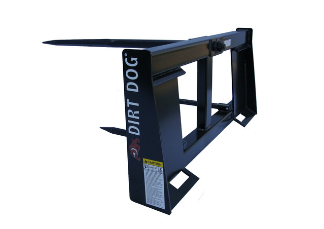 Dirt Dog BSS Bale Spear - Single | Overall Widthr 45" | Hay Implements | Oil Flow Range 15–25 GPM | For skid steer or Front Loader
