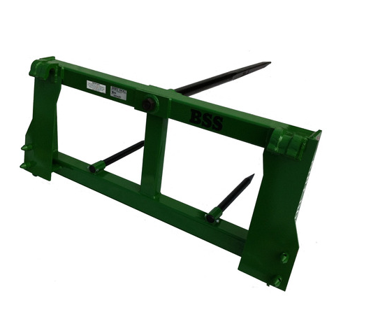 Dirt Dog BSS Bale Spear - Single | Overall Widthr 45" | Hay Implements | Oil Flow Range 15–25 GPM | For skid steer or Front Loader