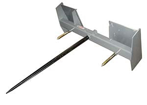 Worksaver | Bale Spear | Model 831060 To 831090 | Spear Length 26" To 42" | Lift Capacity 3,000 To 4,000 lbs | For Skid Steers