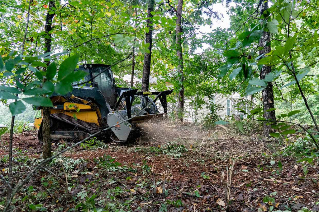 FAE | DML/SSL VT & BL & SONIC & BL/SONIC Forestry Mulcher | Models 150 To 175 | Width 58" to 67.7" | Hydraulic Flow 60–125 | For Skid Steer Loaders