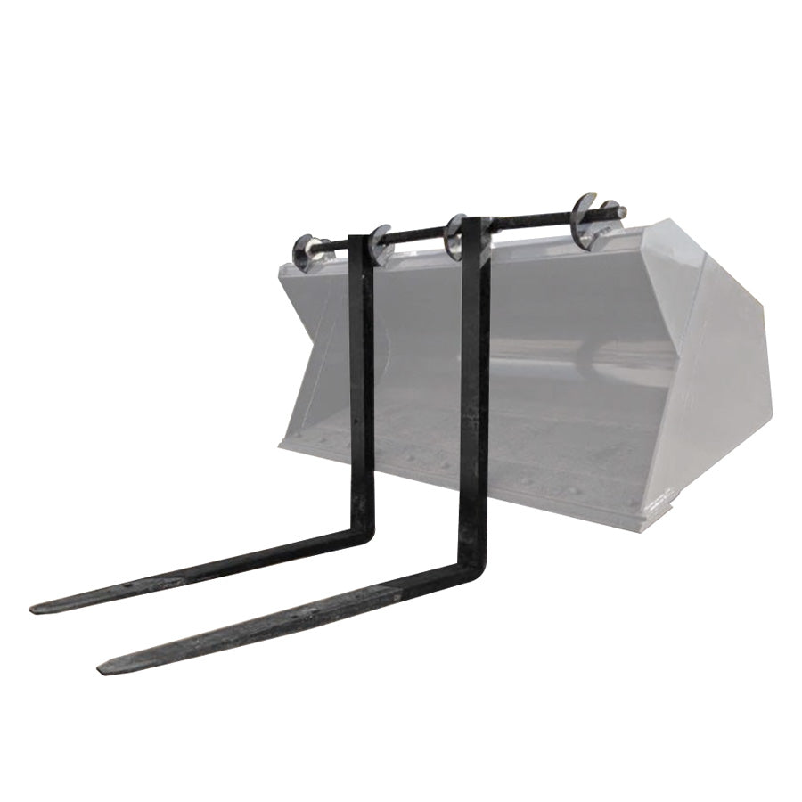 Arrow Swing-Over Bucket Forks | Bucket Openings 42", 60", 63" & 73" | Bucket Width 72" & 96" | Horsepower 30-180+ HP | For Tractors Buckets