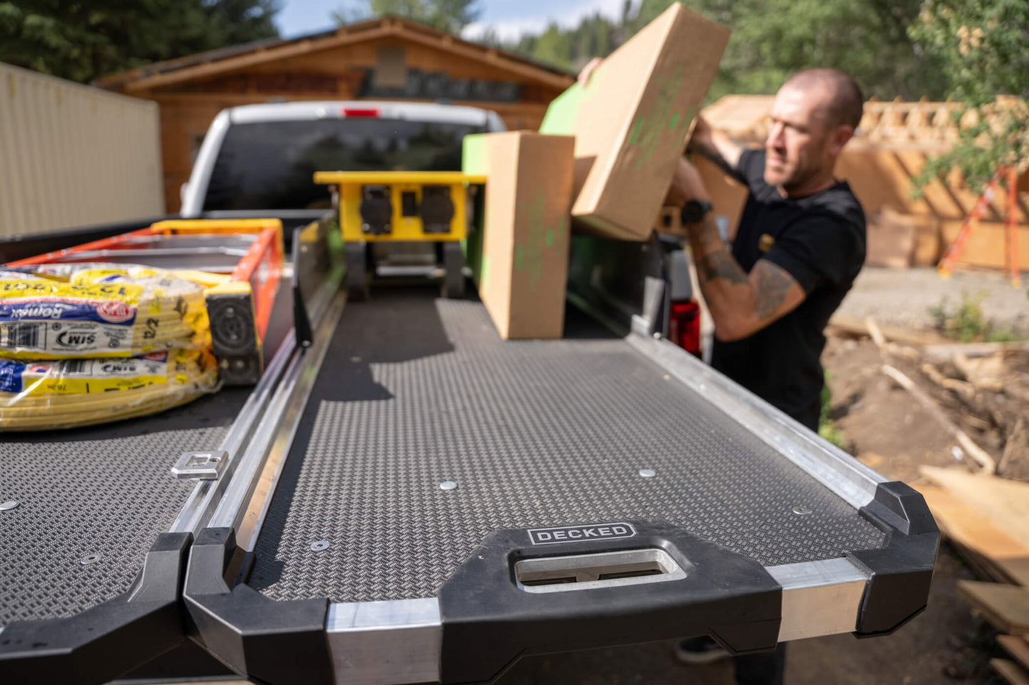 Decked CargoGlide | 70% Extension | Payload Capacity 1,000-2,200 lbs | Truck Bed Sliding Tray