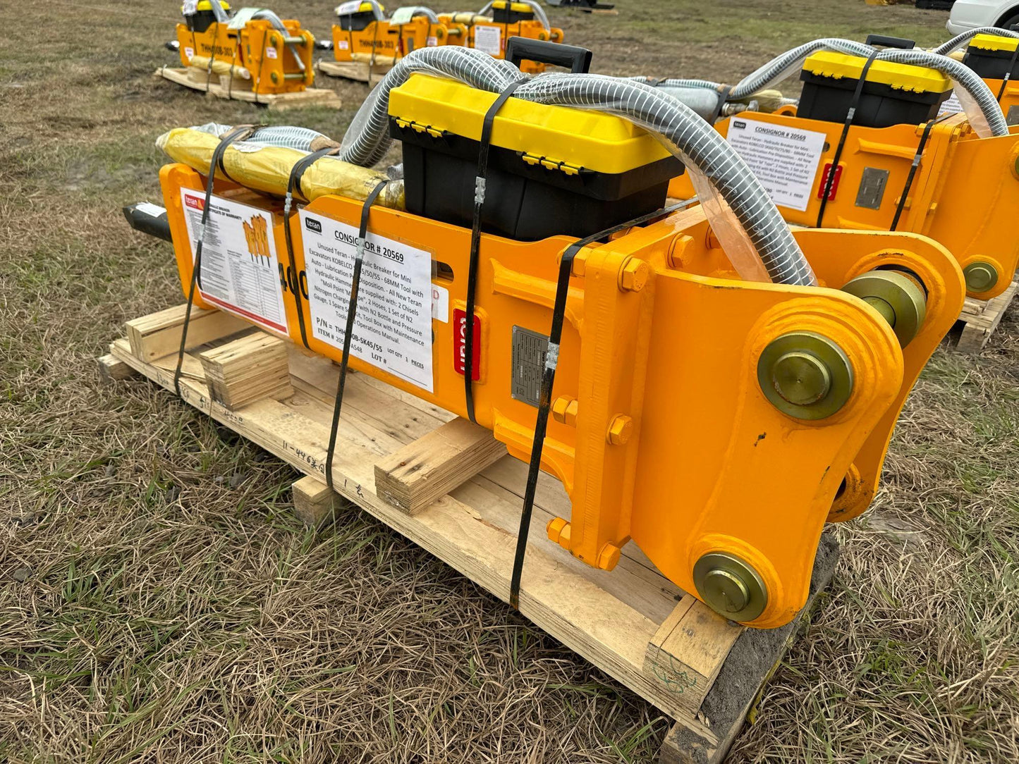 TERAN THH400B HYDRAULIC BREAKER – KOBELCO SK45/50/55, EXCAVATOR ATTACH