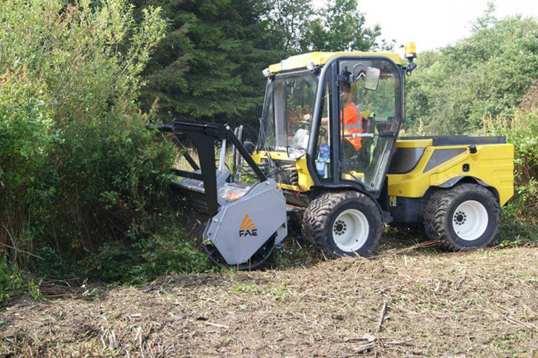 FAE | UML/SSL VT & SONIC Forestry Mulcher | Models 150 & 175 | Width 62" & 71.6" | Shreds Up to 7.9 Inches | Hydraulic Flow 115 & 200 GPM | For Skid Steers
