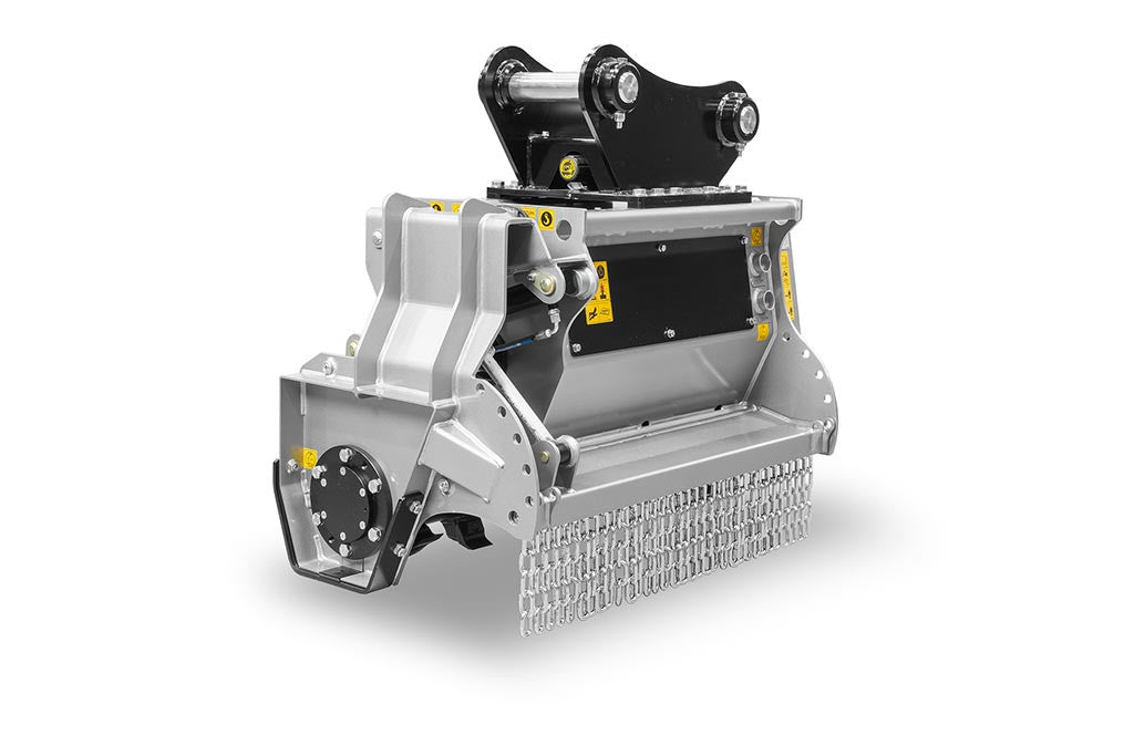 FAE | DML/HY & DML/HY/VT Forestry Mulcher | Model 75 To 125 | Width 31″ To 49″ | Shreds Up to 4.7" Inches Diameter | Machine Size 5 To 13 Ton | For Excavators