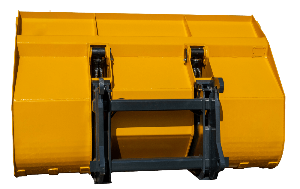 NM Attachment High Dump Bucket | Model HD Series | Widths 84"–102" | Machine Class 100–150  | Machine Size 12,000–30,000 lbs | For Wheel Loaders