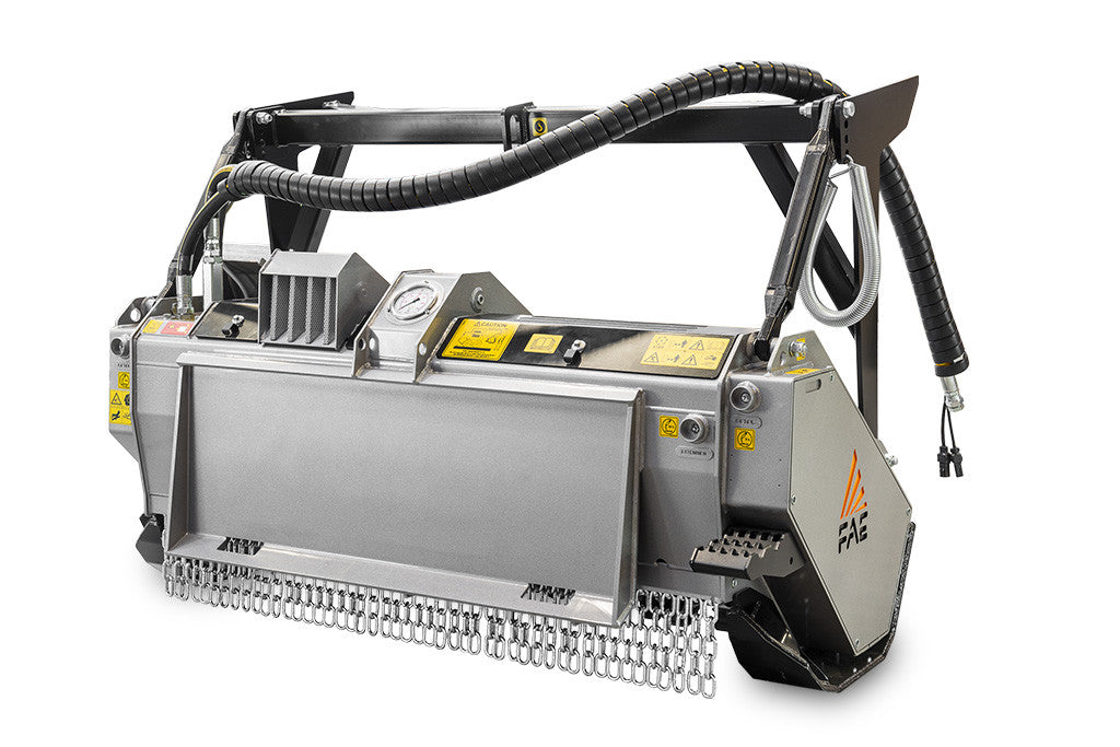 FAE | DML/SSL VT & BL & SONIC & BL/SONIC Forestry Mulcher | Models 150 To 175 | Width 58" to 67.7" | Hydraulic Flow 60–125 | For Skid Steer Loaders