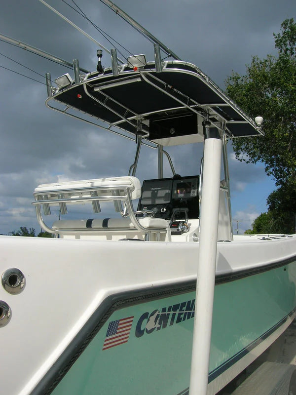 RIO MARINE CUSTOMS | Electronics Vault | Rough Water | Model RWEB24B | 24"W x 11"H x 15"D | 3/8" Fiberglass | For Center Console Boats