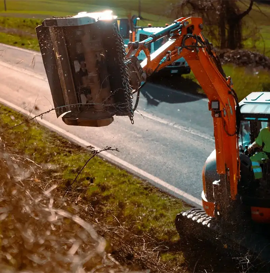 Solesbee's Mulcher | Model TC1-100 | Cutting Width 39" | Machine Weight 1.5-4.5 Tons | For Mini Excavators