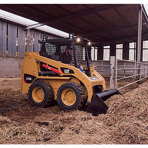 Bedrock Attachments Grapple Bucket | Width 75" | Model SKGRB-75 | Bolt-On Cutting Edge | Hydraulic Flow Range: 15-25 GPM | For Skid Steer