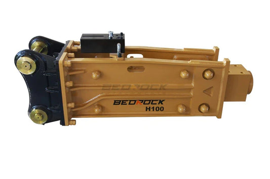 Bedrock Attachments Hydraulic Breaker Hammer | Model EH313 | Width 23.6" | Machine Size 10-15 Ton | For Excavators