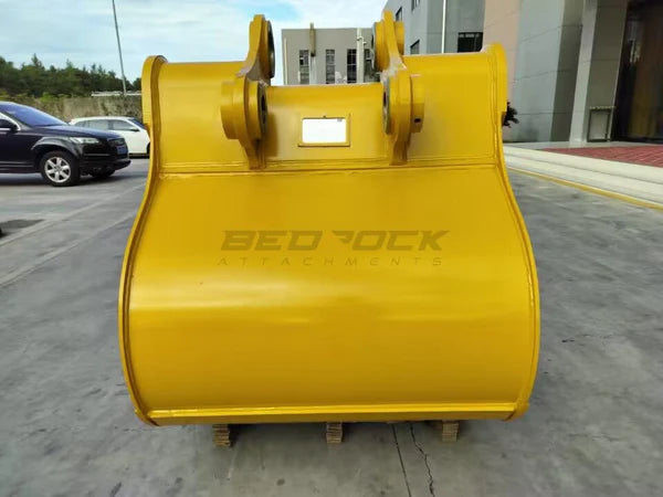 Bedrock Attachments Standard-Duty Bucket | Model 48in SD | Width 48-Inch | Capacity 1.3 CU M | Machine Size 25-30 Tons | For Excavators CAT 325B L, 325C, 330B L
