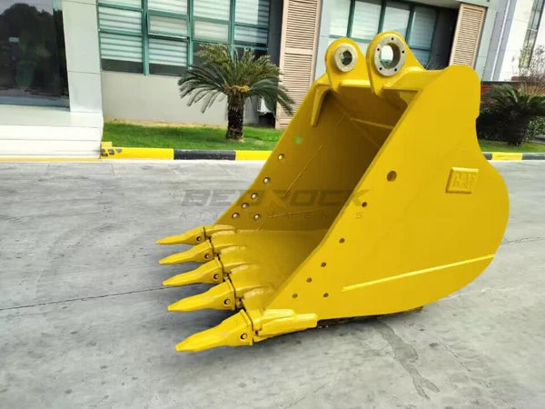Bedrock Attachments Standard-Duty Bucket | Model 48in SD | Width 48-Inch | Capacity 1.3 CU M | Machine Size 25-30 Tons | For Excavators CAT 325B L, 325C, 330B L
