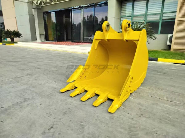Bedrock Attachments Heavy-Duty Bucket | Model 48in HD | Width 48-Inch | Capacity 1.33 CU M | Machine Size 24-30 Tons | For Excavators CAT 320 ZBN