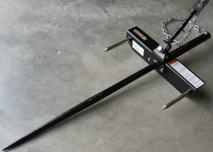 Worksaver | Front Loader Bale Spear | Model 830185 To 834160 | Spear Length 42" | Lift Capacity 2,000 To 6,000 lbs | Horsepower 20 To 60 HP | For Tractors