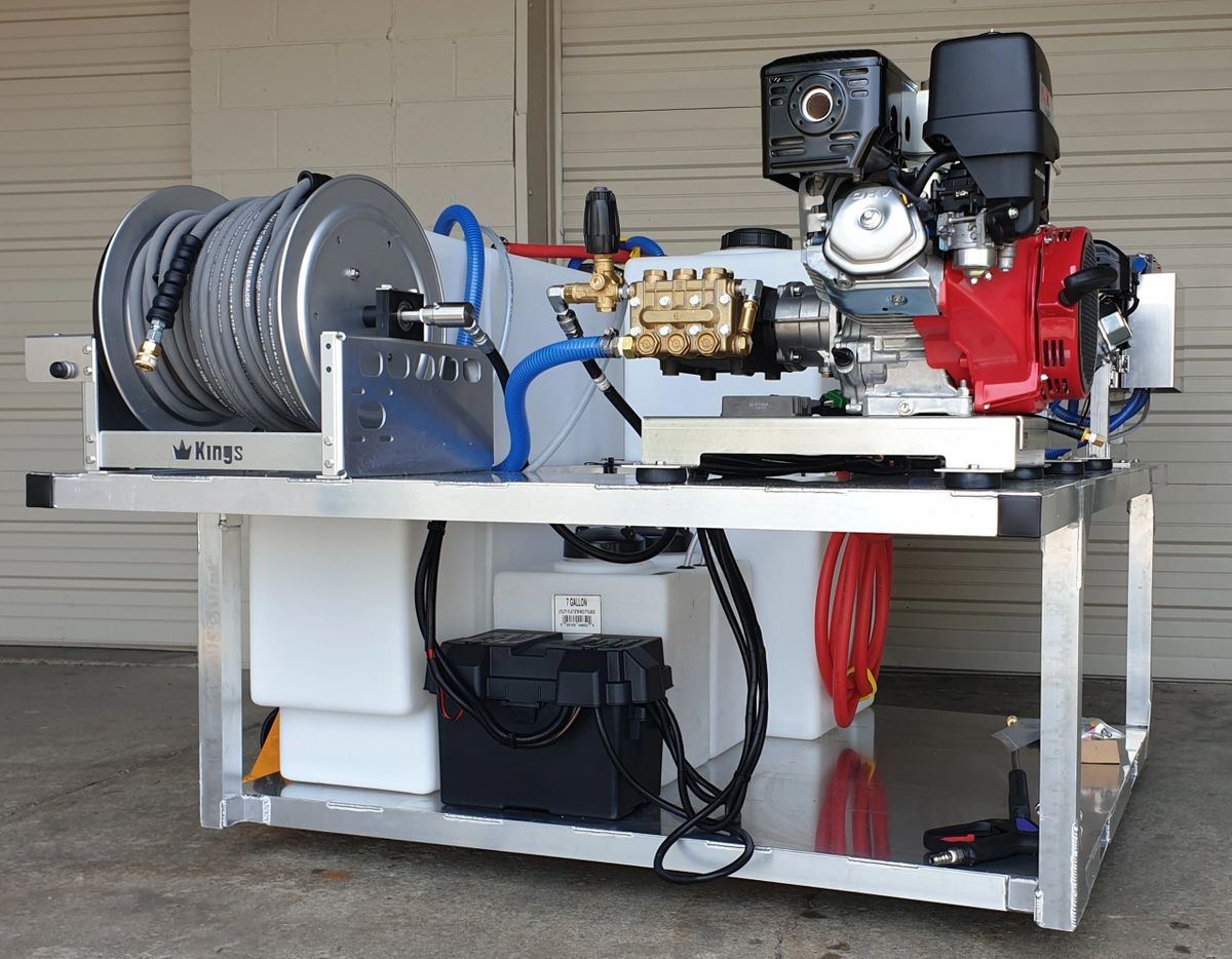 MWE Tsunami Gas Soft Wash + PW (Pressure Washer) Truck Skid