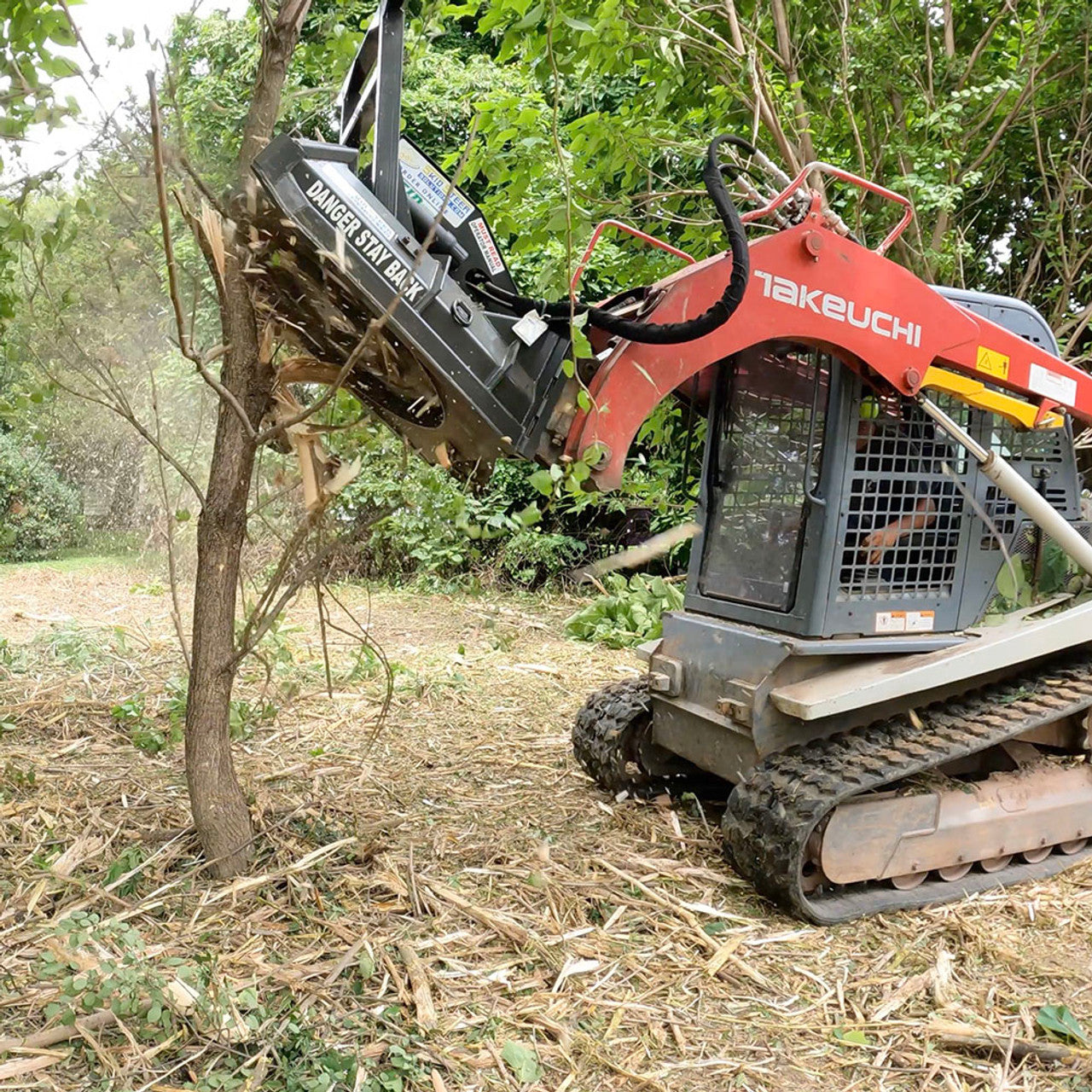 CID Forestry Disc Mulcher Attachment | Cutting Width 44" and 60" inches | For Skid Steer