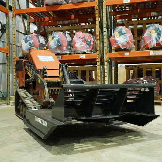 CID Brush Cutter | Width 40" & 48" | Hydraulic Flow Range 10-15 GPM | Mini Standard Universal & Bobcat Mount | For Mini Skid Steer
