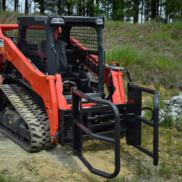 CID 90" Hay Bale Squeezer Attachment | Bale Size Capacity 72" inches | Arm Spread Width 90" inches | For Skid Steer