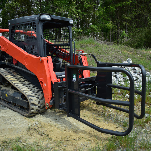 CID 90" Hay Bale Squeezer Attachment | Bale Size Capacity 72" inches | Arm Spread Width 90" inches | For Skid Steer