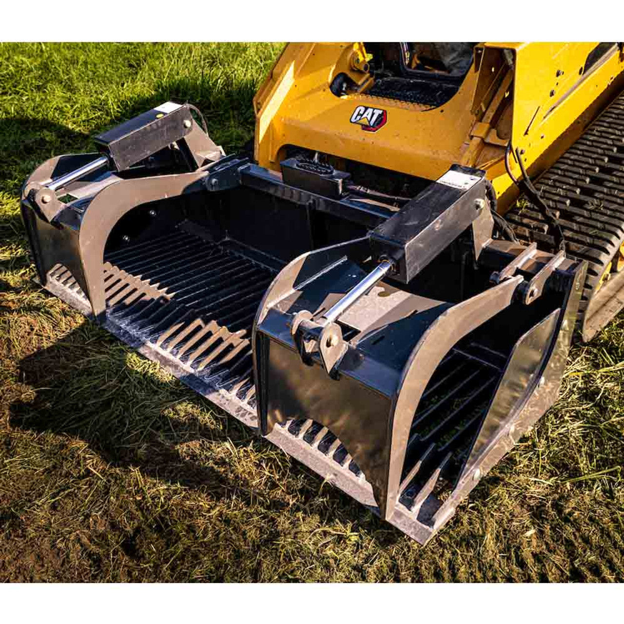 CID Heavy Duty Rock Grapple | Working Width 63" to 81" inches  | For Skid Steer