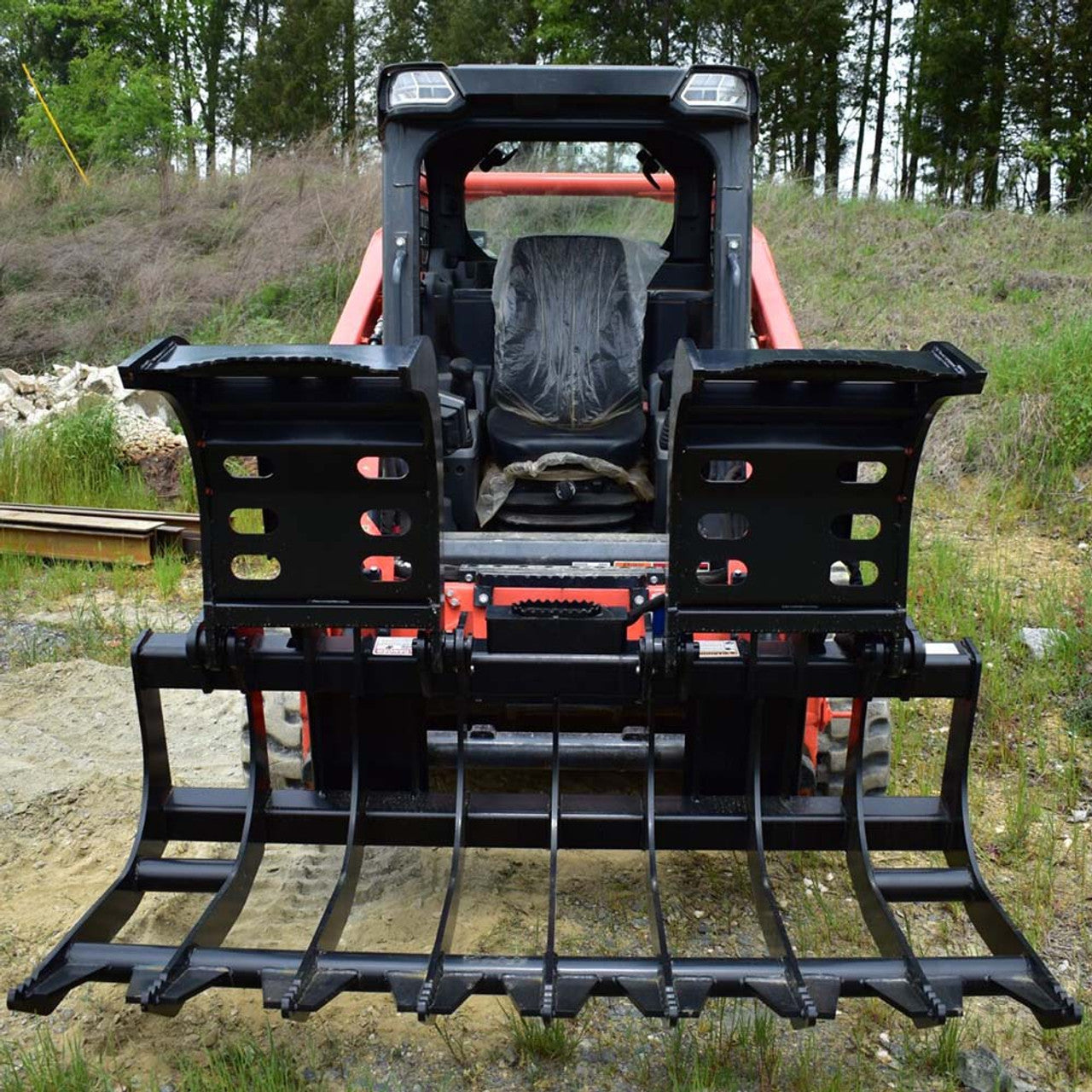 CID Severe Duty Root Grapple Attachment | Width 72" and 84" inches | Horsepower 80+ HP | For Skid Steer