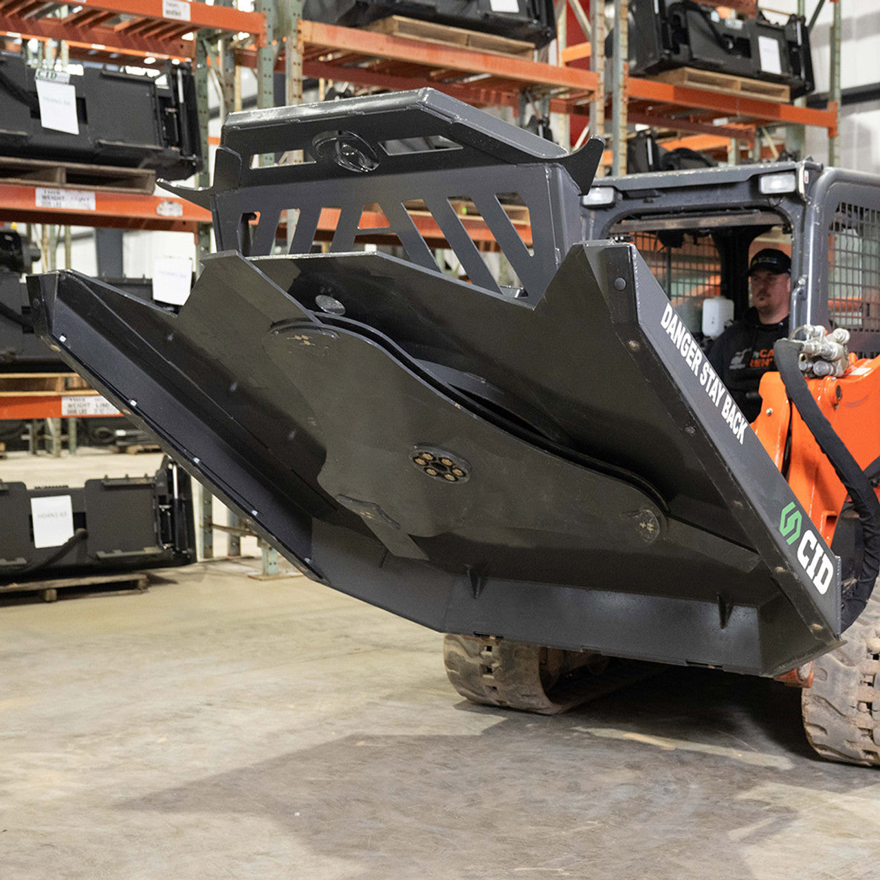 CID X-Treme Tree Reaper Brush Cutter | Width 60", 72" & 78" inches | Flow Range 16-27 GPM | For Skid Steer