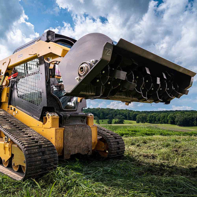 CID Rotary Tiller | Width 60" inches | Universal & Bobcat Mount | Flow Rate 10-20 GPM | For Mini Skid Steer