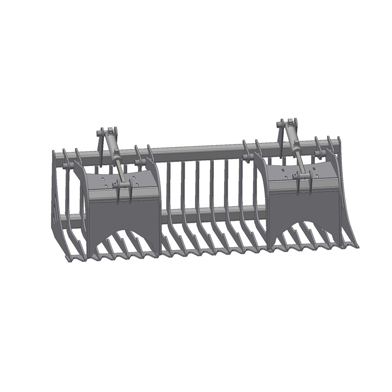 CID Standard Duty Root Grapple | Working Width 60", 66", 72" & 78" inches | Tine Length 33" inches | For Skid Steer