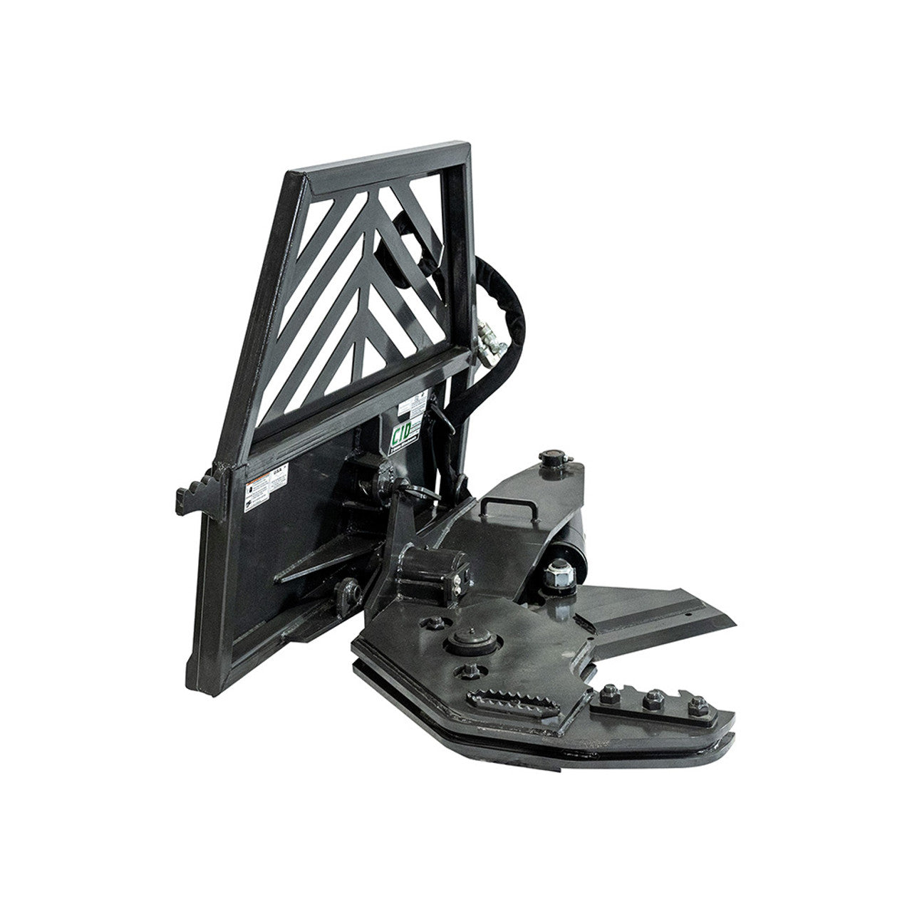 CID Rotating Tree Shear Attachment | Models Manual & Hydraulic Rotating | Cutting Capacity 12" inches | For Skid Steer