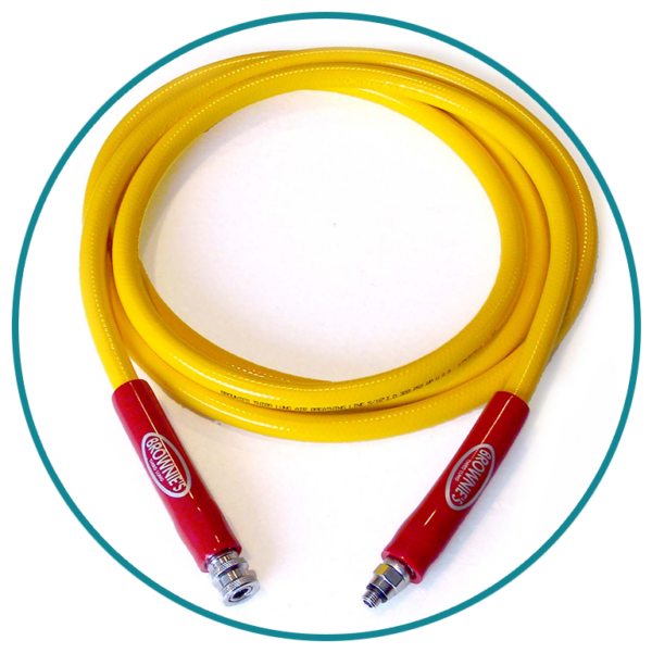 Brownie Third Lung OCTO Hoses Extension / 1st to 2nd Stage Direct | Model BTL-OCTO-DIRECT | Length 40" & 10'-100' | For Single Diver Cylinder-to-Regulator Setups