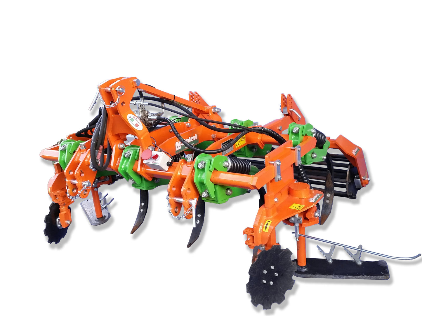 Rinieri CM+ Turbo Tine Cultivator (With Shanks + 2 Inter Row Turbo) | Working Width 190"-325" inches | Horsepower 60-100 HP | For Tractors