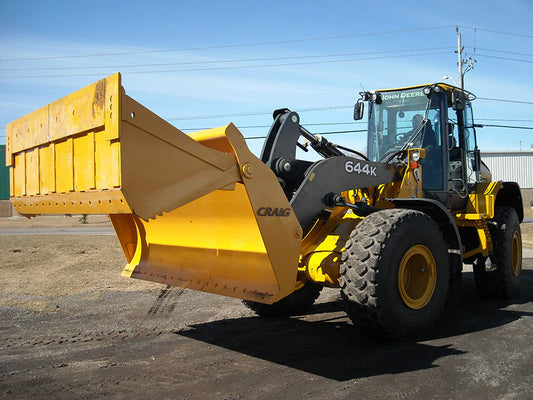 Bedrock Attachments 4-in-1 Multi-Purpose Bucket | Width 96" | Model TLB953-96-1.5-4in1 | Capacity 1.5 m³ | For CAT 953D Wheel Loaders