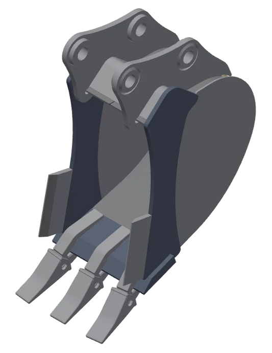 TAG Severe Duty Coral Rock Bucket  | 12"–36" Width | 4–11 Teeth | Machine Size 7-10 Tons | For Wheel Loaders (Rubber Tire Loaders)