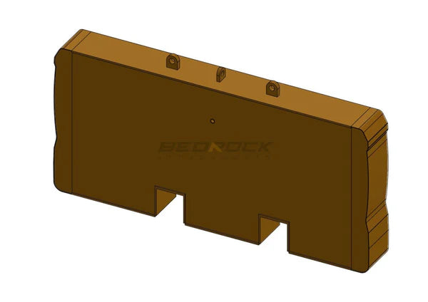 Bedrock Attachments Counterweight Set (Stability & Balance) | Model ECCAT340-3 | Weight 3 Ton | Machine Size 20-30 Tons | For Excavators