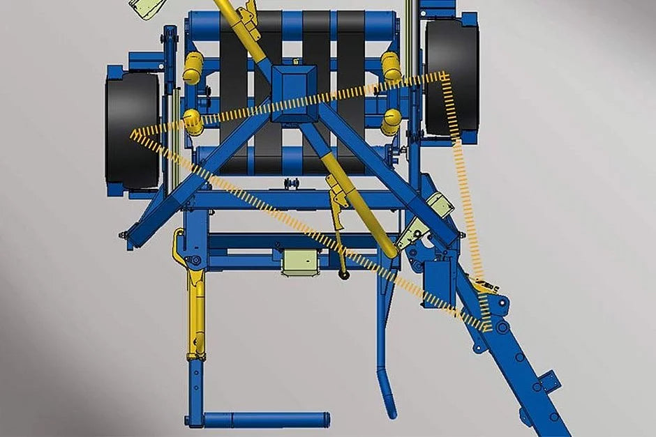 GÖWEIL | Bale Wrapper | Model G5010 | Working Width 9' Feet | Bale Diameter 35-53 Inches | Minimum 120 HP | For Tractor