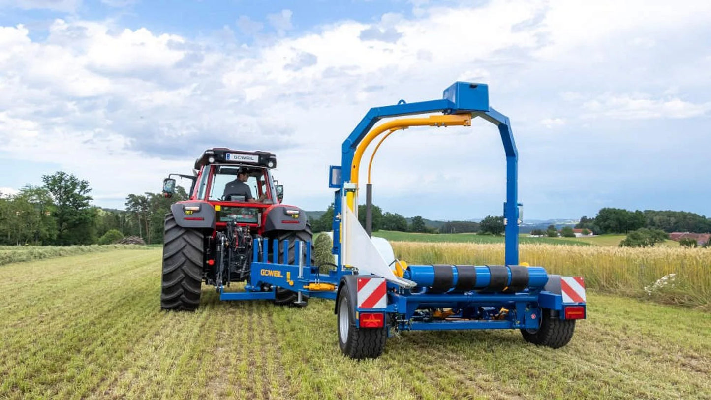 GÖWEIL | Bale Wrapper | Model G5010 | Working Width 9' Feet | Bale Diameter 35-53 Inches | Minimum 120 HP | For Tractor