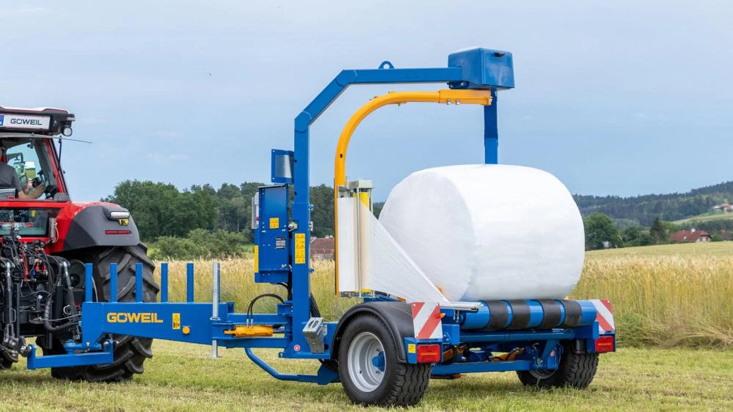 GÖWEIL | Bale Wrapper | Model G5010 | Working Width 9' Feet | Bale Diameter 35-53 Inches | Minimum 120 HP | For Tractor