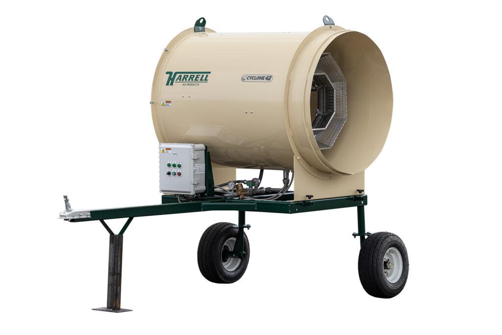 Harrell | Cyclone 42 | 42” Fan | Industrial Grain Dryer | For Peanut & Crop Drying
