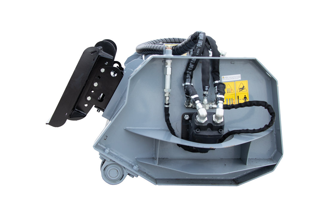 Baumalight | Stump Grinder | S22 | 24" Rotor | 12V Swing Actuator | 12–25 GPM | For Skidsteer