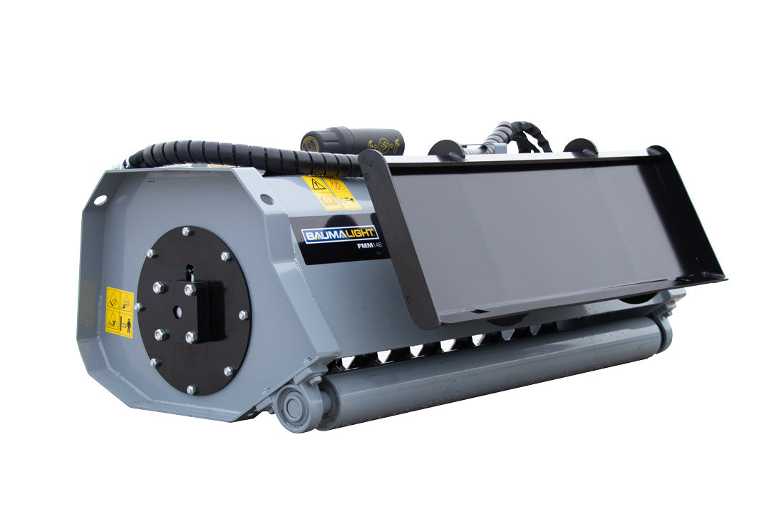 Baumalight | Stump Grinder | S22 | 24" Rotor | 12V Swing Actuator | 12–25 GPM | For Skidsteer