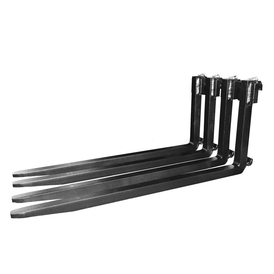 Arrow Block Forks | Model 732‑2‑48A25003 | 48" Working Width | High‑Strength Boron‑Carbon Alloy Steel | For Telehandlers