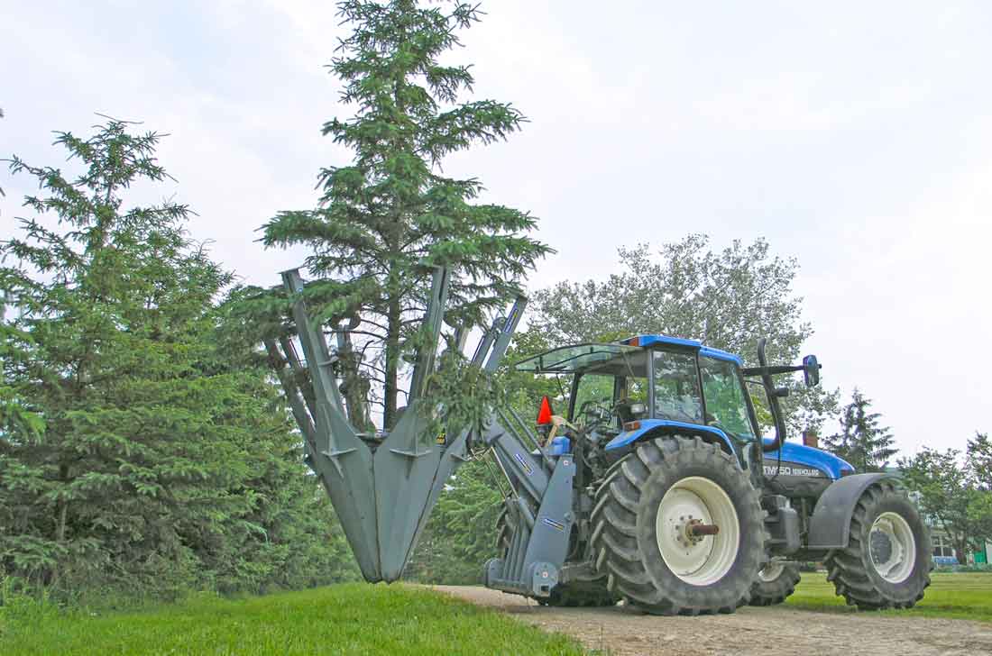 Baumalight 3-Point Hitch Tree Spade | Model PT650 | Opening Width 47" | Horsepower 80 To 100 HP | For Tractors