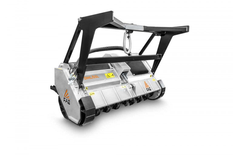 FAE | Forestry Mulcher With Bite Limiter Technology | Model DML/SSL/VT150 BL | Width 59" | Hydraulic Flow 12–30 GPM | For Skid Steers