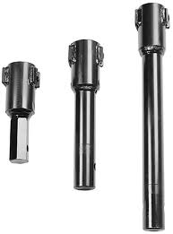 Paladin Auger Extension | Fixed Length 12"–72" | 2.56" Round & 2" Hex Collar | 15–25 GPM Hydraulic Flow | For Skid Steer