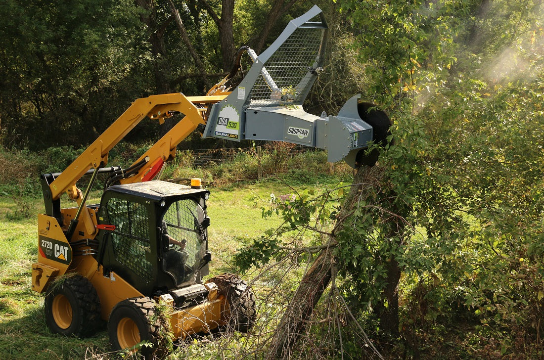 Baumalight Rotating Tree Saw | Model DSA530 & DSM530 | Blade Diameter 30" | Hydraulic Flow Range 10 To 45 GPM | For Skid Steers